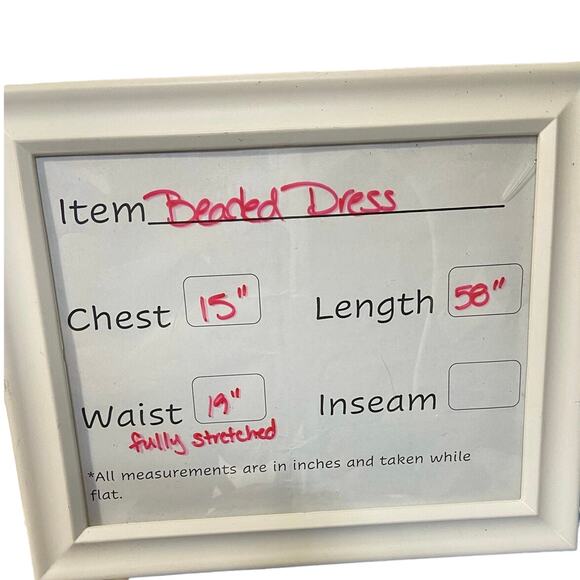 Selfie Couture by Trendology maxi dress women’s large beaded bodice stretch - Picture 7 of 7